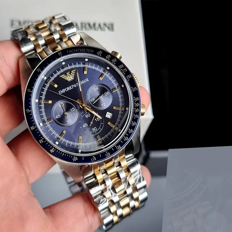 Emporio Armani Chronograph Blue Dial Men's Watch | AR6088